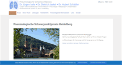 Desktop Screenshot of lungenarzt-hd.de