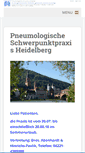 Mobile Screenshot of lungenarzt-hd.de