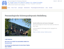 Tablet Screenshot of lungenarzt-hd.de